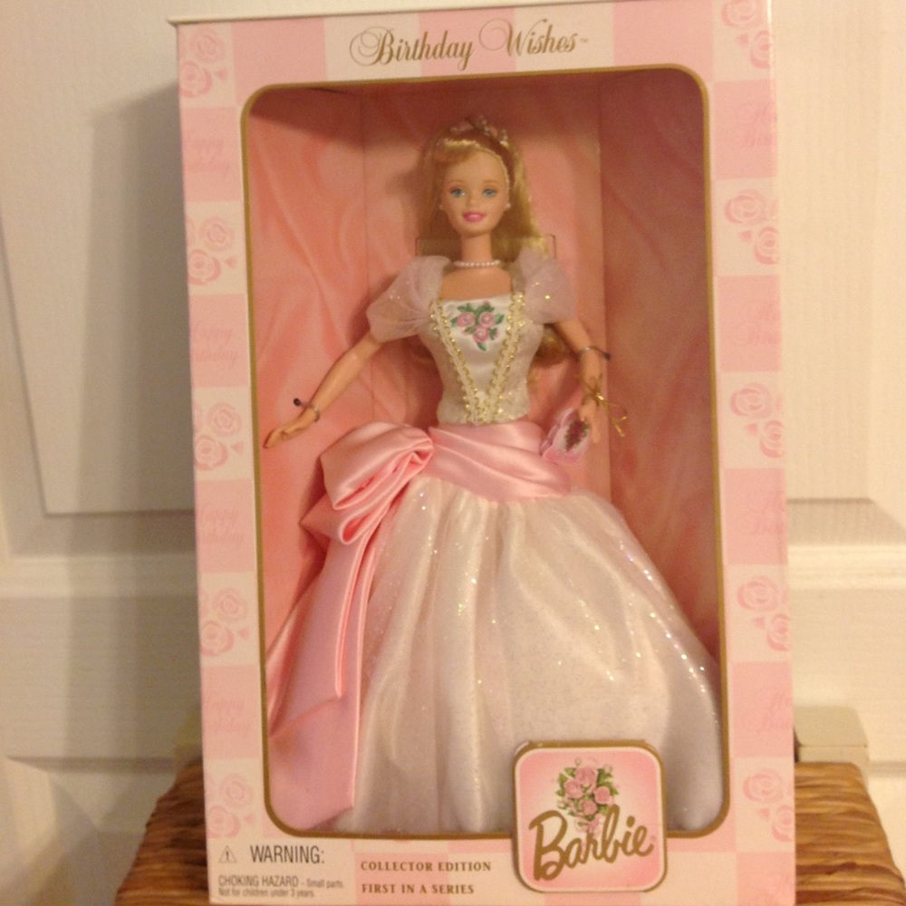 NWT Birthday wishes Barbie 1st edition in series